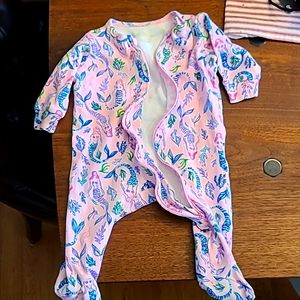 Lily pulitzer mermaid print sleeper
